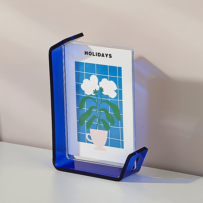 Photo Frame Box Creative Picture Holder Stylish Gradient Color Collage Frame