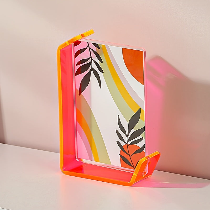 Photo Frame Box Creative Picture Holder Stylish Gradient Color Collage Frame