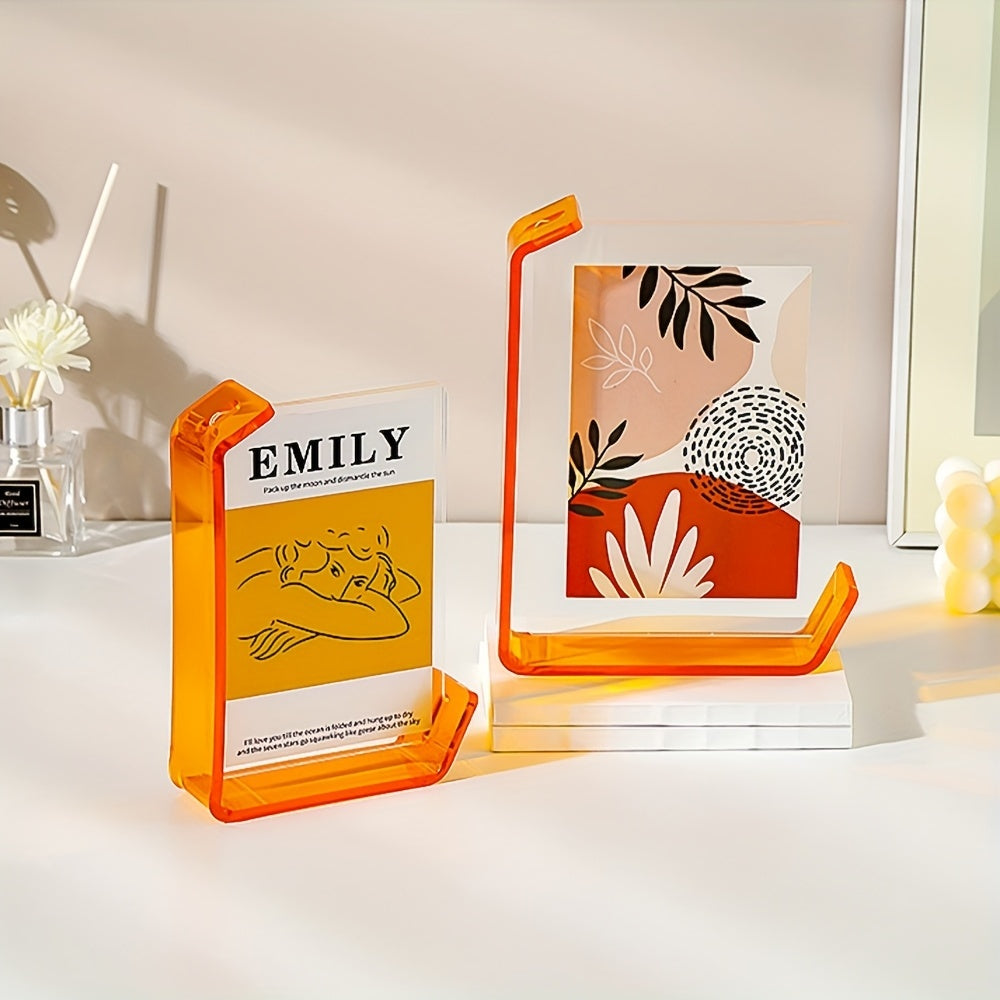 Photo Frame Box Creative Picture Holder Stylish Gradient Color Collage Frame