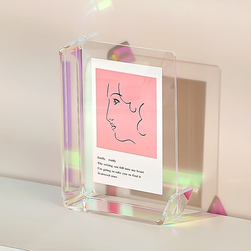Photo Frame Box Creative Picture Holder Stylish Gradient Color Collage Frame