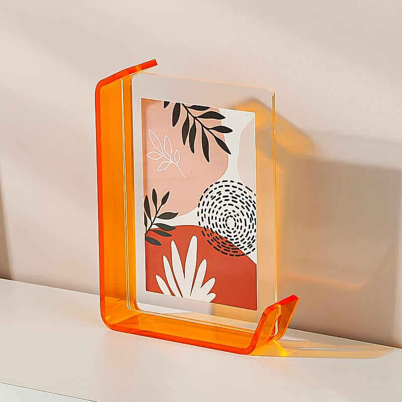 Photo Frame Box Creative Picture Holder Stylish Gradient Color Collage Frame