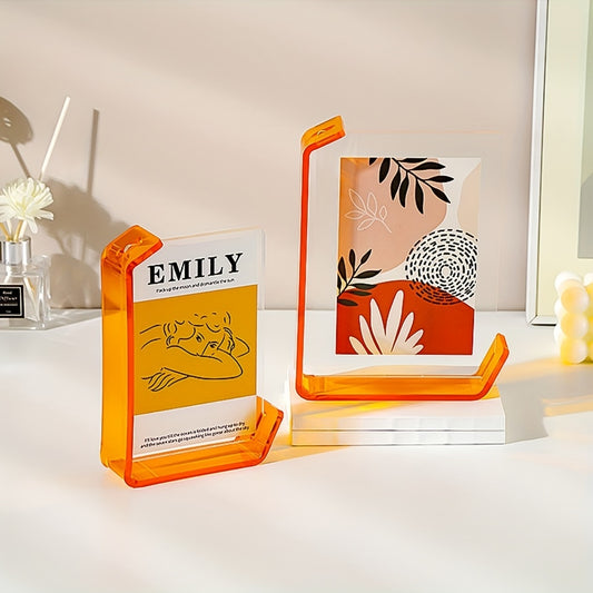 Photo Frame Box Creative Picture Holder Stylish Gradient Color Collage Frame
